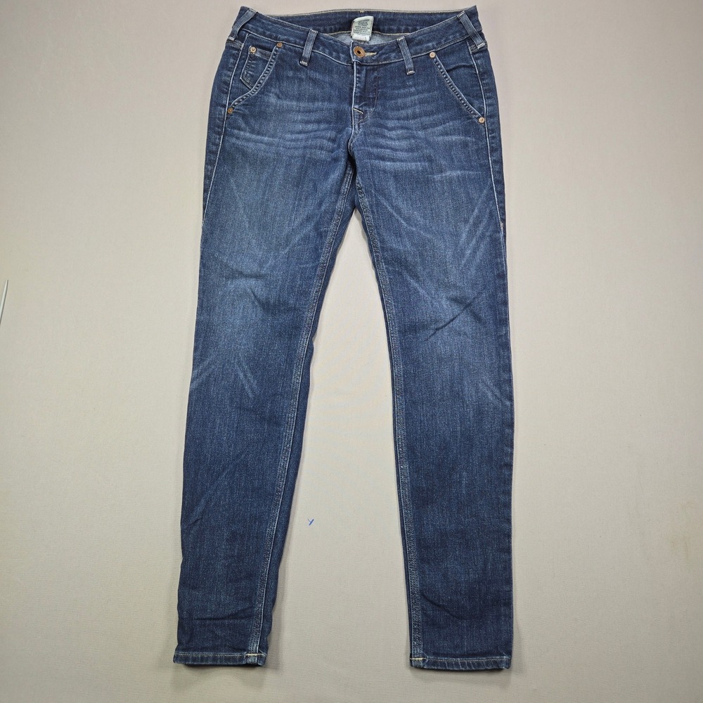 True Religion Women's Stella Skinny Jeans Blue Wash Size 29‎ Made in USA